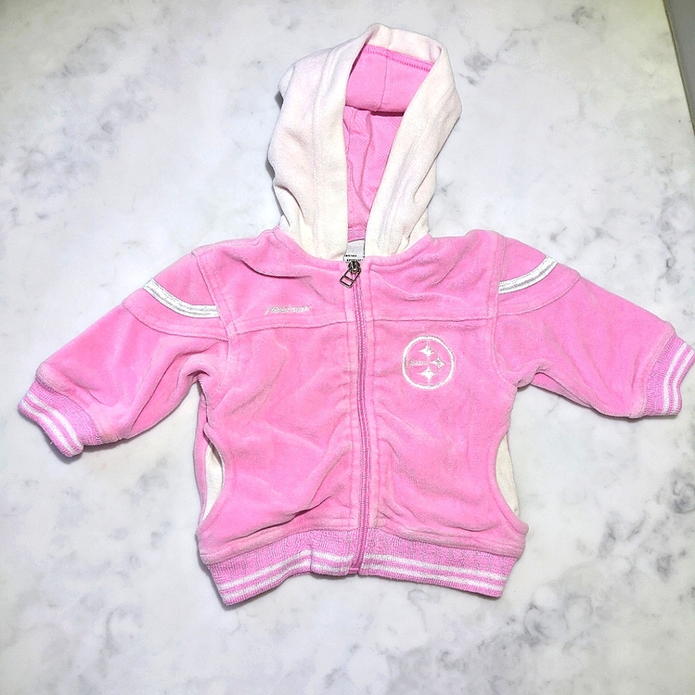 Pink Steelers Hoodie / Reebok Jacket
